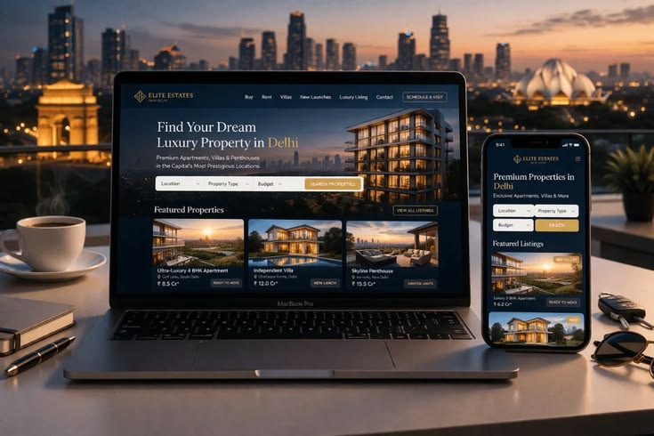 Custom real estate website development