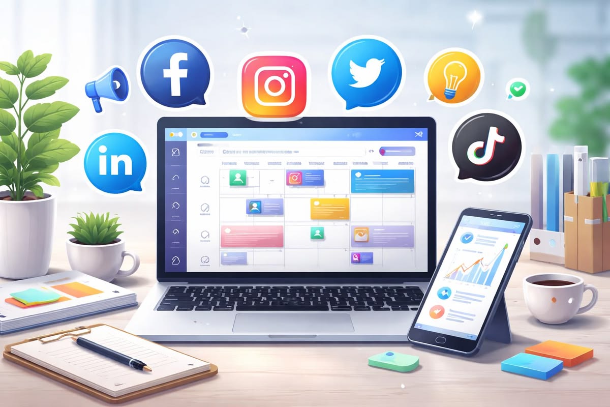 Social media marketing for real estate company