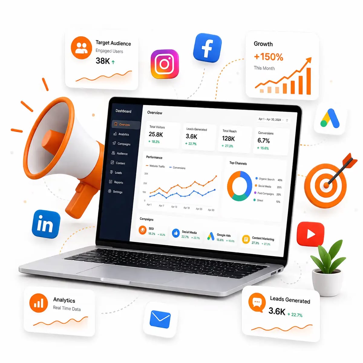 Social media lead generation for realestate