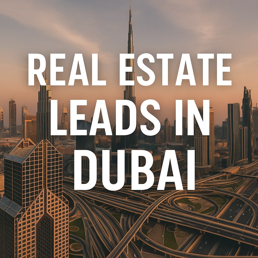 Real Estate Leads in Dubai | How to Generate Quality Real Estate Leads